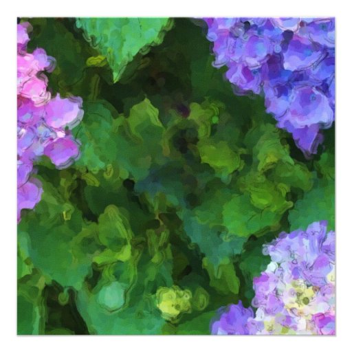 Hydrangeas Watercolor Invitation