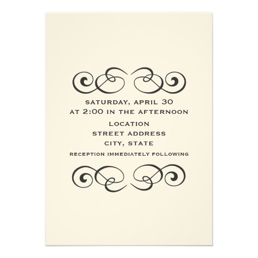Hydranges & Barnwood Wedding Invite
