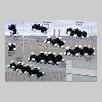 Hydraulic fracturing (fracking) poster posters