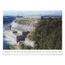 Hydroelectric Power Dam Lewiston New York Print Photograph