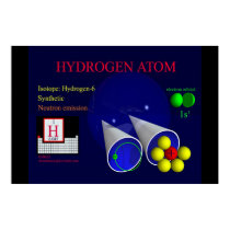 Hydrogen-6 Isotope (print) by Derethman Hydrogen-6 Isotope (print)