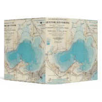 Hydrographic map Lake Mendota Binders