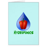 Hydroponics, Bell Pepper, drop, green text Cards