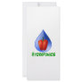 Hydroponics, Bell Pepper, drop, green text Rack Card Template