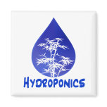 Hydroponics design , blue drop and white tree refrigerator magnets Hydroponics design , blue drop and white tree refrigerator magnets