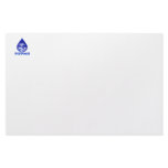 Hydroponics design , blue drop and white tree stationery design