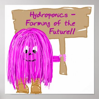 Hydroponics Farming of the Future print