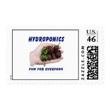 Hydroponics Fun Chocolate Habanero Peppers Postage