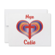Hye Cutie Custom Announcements