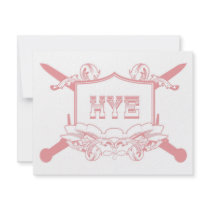 Hye Swords Pink Invite