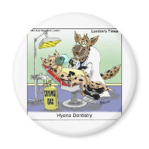 Hyena Dentistry Funny Gifts, Tees & Collectibles magnets