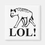 Hyena - Laughing Out Loud LOL Magnets