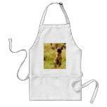 Hyena with wildebeest (gnu) apron