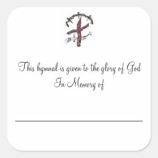 Memorial Bookplates Stickers | Zazzle