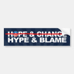 Hype and Blame, Anti-Obama Theme Bumper Stickers