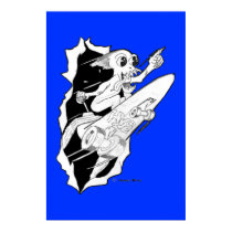 HYPE: Rocket Powered Skateboard posters by serenitystudios HYPE: Rocket Powered Skateboard posters