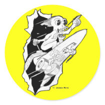 HYPE: Rocket Powered Skateboard stickers by serenitystudios HYPE: Rocket Powered Skateboard stickers