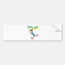 Hyper Brother Running Bumper Sticker
