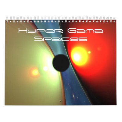 Hyper Gama Spaces Calendar by MDKgraphics