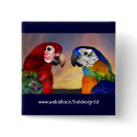 HYPER PARROTS buttons by bulgan_lumini HYPER PARROTS buttons