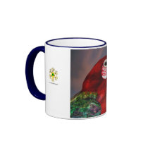 HYPER PARROTS mugs by bulgan_lumini HYPER PARROTS mugs