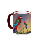 HYPER PARROTS / RED ARA COFFEE MUGS