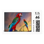 HYPER PARROTS / RED ARA postage