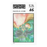 Hyper Swirls postage
