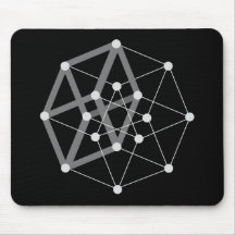 hypercube dark mousepad