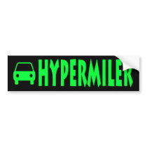 Hypermiler bumper stickers