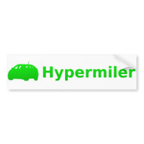 hypermiler bumper sticker