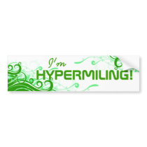 Hypermiling Bumper Sticker bumper stickers