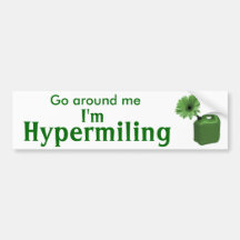 Hypermiling Bumper Sticker I