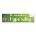 Hypermiling Bumper Sticker II bumper stickers