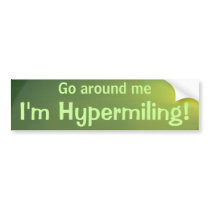Hypermiling Bumper Sticker II bumper stickers