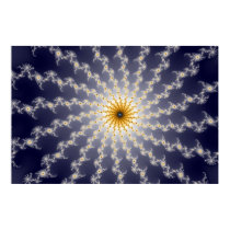 Hyperspace - Fractal Poster posters by fractronics Hyperspace - Fractal Poster posters