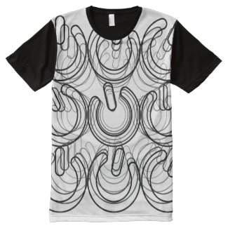 Hyperspace Travel Odyssey in 3D All-Over Print T-shirt