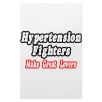 Hypertension Fighters Make Great Lovers stationery by Hypertension_Shirts Hypertension Fighters Make Great Lovers stationery