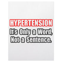 Hypertension...Not a Sentence letterhead by Hypertension_Shirts Hypertension...Not a Sentence letterhead