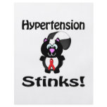 Hypertension Stinks Skunk Awareness Design flyers