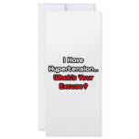 Hypertension...What's Your Excuse? Full Color Rack Card