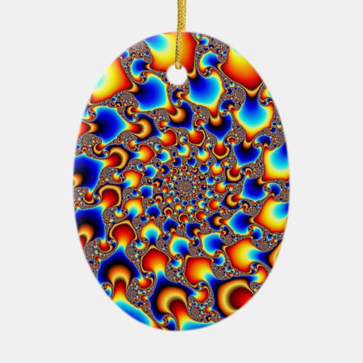 Hypn0sis - Fractal Art Christmas Ornaments