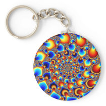 Hypn0sis - Fractal Art Key Chains
