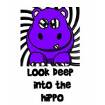 Hypno Hippo Purple T Shirt