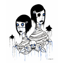 Hypnobloodflowers I t-shirts by chainsawfu Hypnobloodflowers I t-shirts