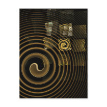 Hypnosis Abstract Art Postcard