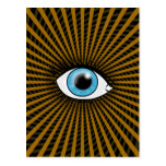 Hypnotic Blue Eye Post Card