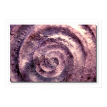 Hypnotic Glass Moko Spiral posters