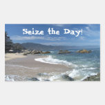 Hypnotic Pacific; Customizable Rectangular Stickers