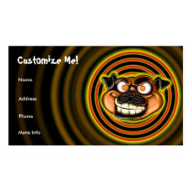 pug, pugs, hypnotic, hypnotize, funny animal, funny animals, chinese pug, dog, pooch, business card, k-9, breed, grooming, pet, pets, kennel, kennels, pet care, breeding, trance, cool, awesome, humor, hillarious, animal businesscards, Business Card with custom graphic design